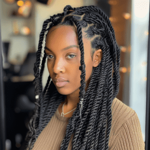 low-maintenance twist hairstyles