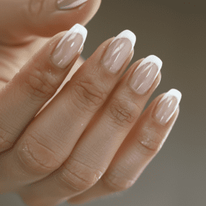 White nail styles