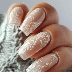 White nail styles