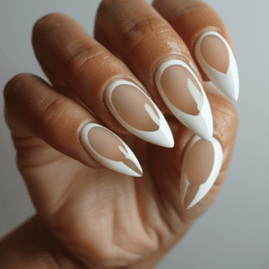 White nail styles