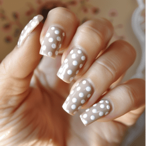 White nail styles