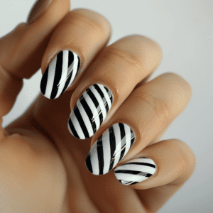 White nail styles