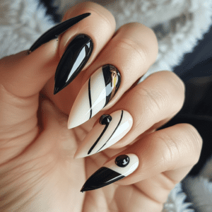 White nail styles