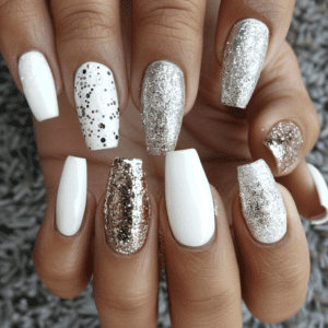 White nail styles