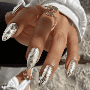 White nail styles