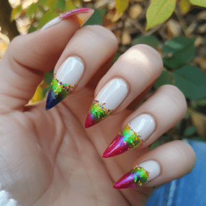 White nail styles