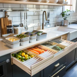 Ten do-it-yourself kitchen storage ideas for the crafty homeowner to make the most of your space.