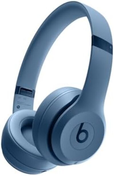 Beats Solo 4 - Wireless Bluetooth On-Ear Headphones, Apple & Android Compatible, Up to 50 Hours of Battery Life - Slate Blue