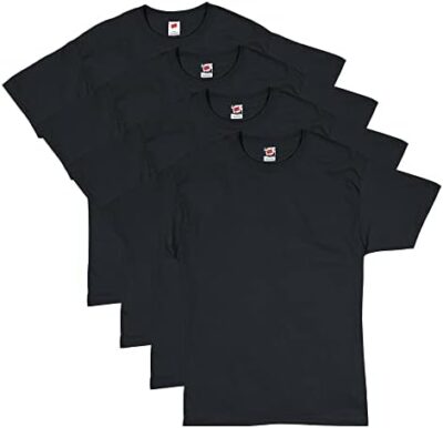 Hanes Men's Essentials T-shirt Pack, Crewneck Cotton T-shirts for Men