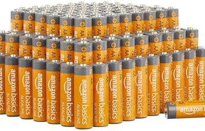 Amazon Basics 100-Pack AA Alkaline High-Performance Batteries, 1.5 Volt, 10-Year Shelf Life