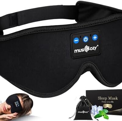 MUSICOZY Sleep Headphones Bluetooth 5.2 Headband….