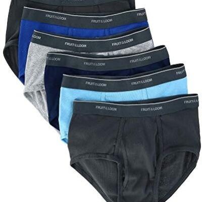 Fruit of the Loom Men’s Tag-Free Cotton Briefs