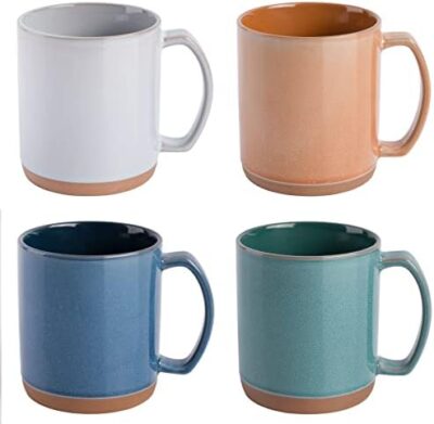 Mr. Coffee Dorsey 4-Piece Colors may vary 18.5 OZ Mug Set