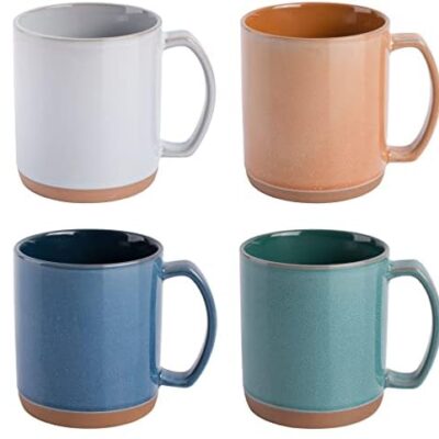 Mr. Coffee Dorsey 4-Piece Colors may vary 18.5 OZ Mug Set