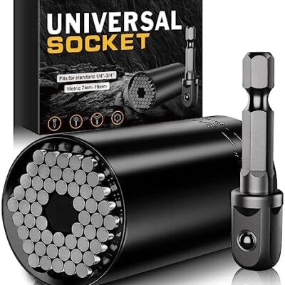 Fathers Day Dad Gifts from Daughter Son Wife,Super Universal Socket Tools Gifts for Dad Father Husband Grandpa Step Dad- Birthday Gifts for Men Dad Him, Cool Stuff Gadgets Present Ideas Gifts for Dad