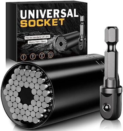 Fathers Day Dad Gifts from Daughter Son Wife,Super Universal Socket Tools Gifts for Dad Father Husband Grandpa Step Dad- Birthday Gifts for Men Dad Him, Cool Stuff Gadgets Present Ideas Gifts for Dad