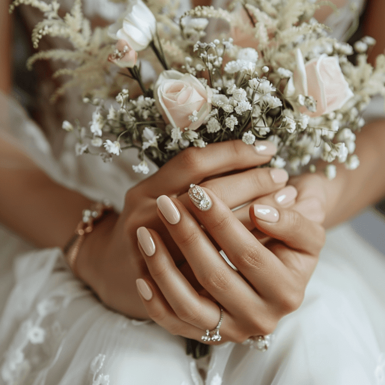 spring bridal nail colors