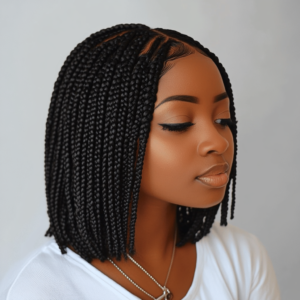 Bob Length Box Braids