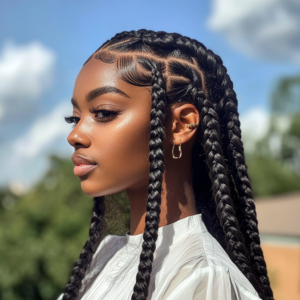 standout box braid styles