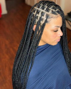 standout box braid styles