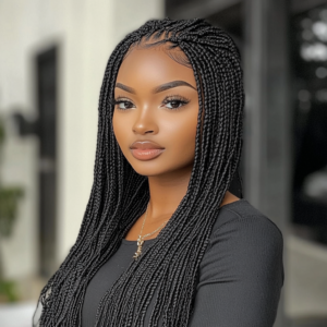 standout box braid styles