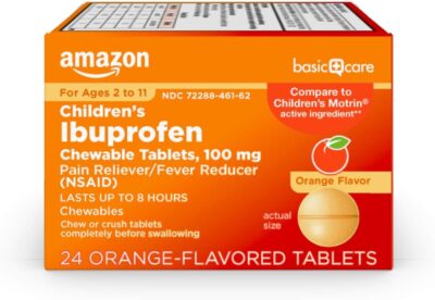 Amazon Basic Care Children's Ibuprofen Chewable Ta...