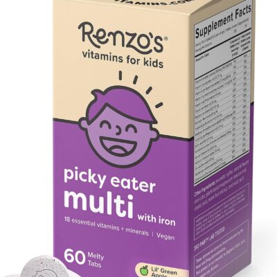 Renzo’s Picky Eater Kids Multivitamin with Iron – …