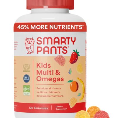 SmartyPants Kids Multivitamin Gummies: Omega 3 Fis…