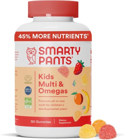 SmartyPants Kids Multivitamin Gummies: Omega 3 Fis...