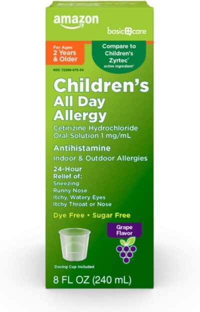 Amazon Basic Care Children’s 24 Hour Allergy Relie...