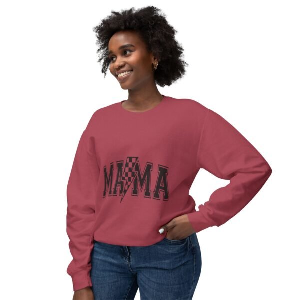 Mama Lightning Bolt Crewneck Sweatshirt - Perfect Gift for Moms, Casual Wear, Family Gatherings, Cozy Outfits, Mother's Day - Image 27