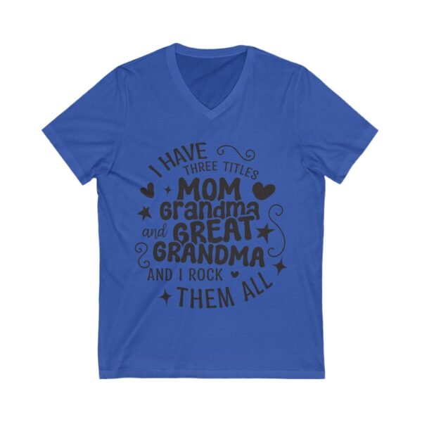 RML Grandma V-Neck Tee | Perfect Gift for Mom, Grandma, and Great Grandma | Cute Family Shirt | Mother's Day, Birthday, Celebration - Image 9