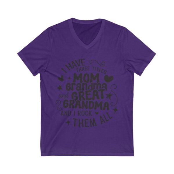 RML Grandma V-Neck Tee | Perfect Gift for Mom, Grandma, and Great Grandma | Cute Family Shirt | Mother's Day, Birthday, Celebration - Image 15