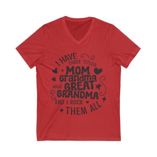 RML Grandma V-Neck Tee | Perfect Gift for Mom, Grandma, and Great Grandma | Cute Family Shirt | Mother's Day, Birthday, Celebration - Image 17