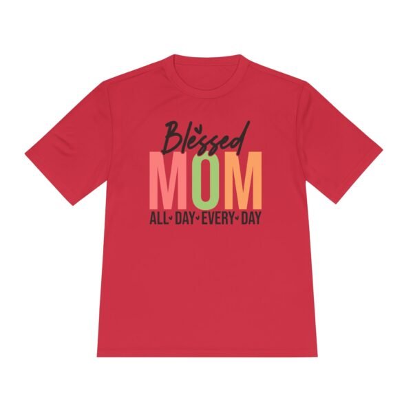 Blessed Mom Unisex Moisture Wicking Tee, Mom Shirt, Fitness Apparel, Mother's Day Gift, Everyday Wear, Active Lifestyle Top - Image 25