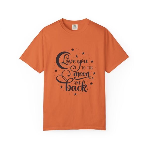 Love You to the Moon and Back Unisex T-Shirt | Cute Gift for Him/Her, Relaxed Fit Tee, Relationship Gift, Gift for Parents, Couple's Shirt - Image 13