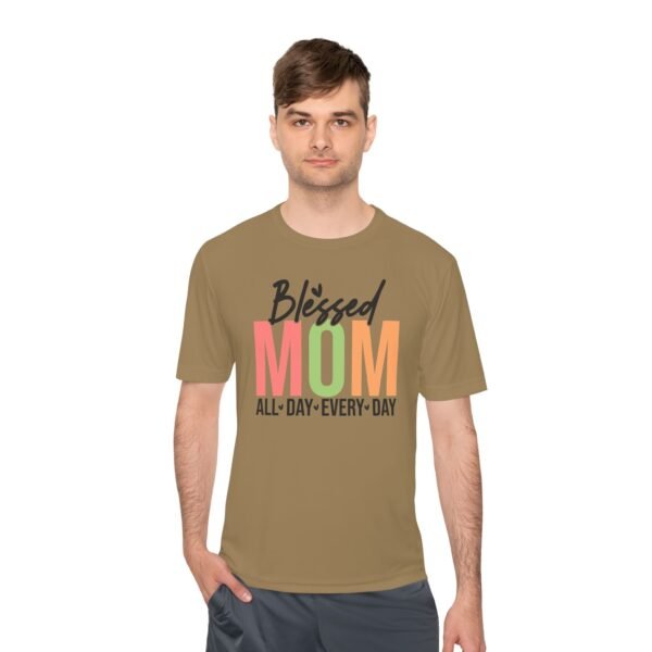 Blessed Mom Unisex Moisture Wicking Tee, Mom Shirt, Fitness Apparel, Mother's Day Gift, Everyday Wear, Active Lifestyle Top - Image 7