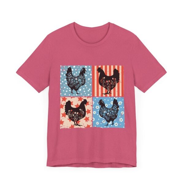 RML Vintage Chicken Art Tee, Rustic Farmhouse Shirt, Unisex Graphic Tee, Country Style Top, Gift for Farm Lovers, Summer Wardrobe - Image 27
