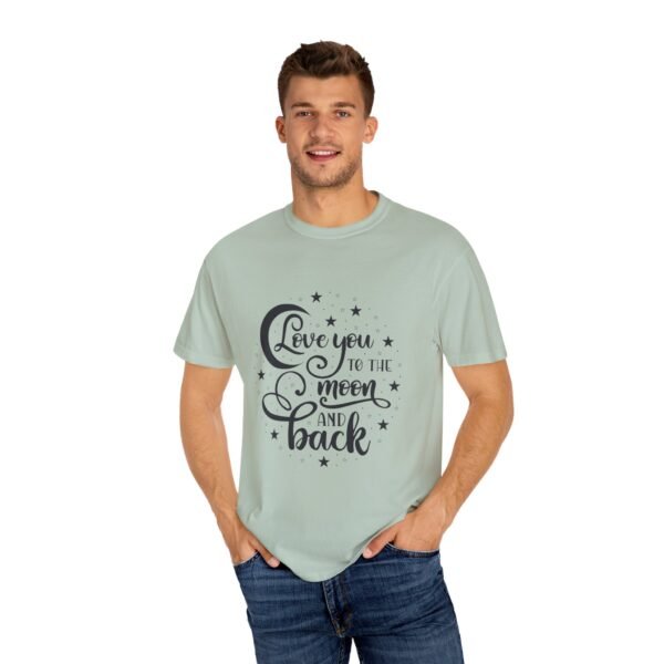 Love You to the Moon and Back Unisex T-Shirt | Cute Gift for Him/Her, Relaxed Fit Tee, Relationship Gift, Gift for Parents, Couple's Shirt - Image 24