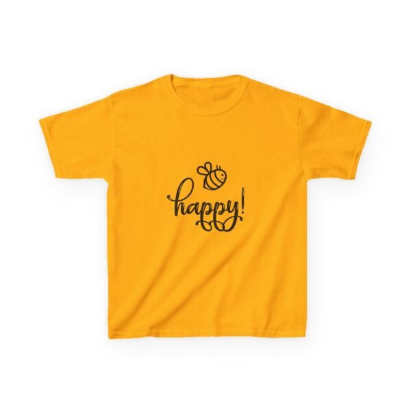 Kids Happy Bee Tee | Cute Kids T-Shirt | Bee-Themed Gift | Birthday Apparel | Summer Outfit | Children's Clothing | Fun Shirt - Image 5