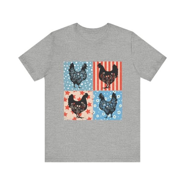 RML Vintage Chicken Art Tee, Rustic Farmhouse Shirt, Unisex Graphic Tee, Country Style Top, Gift for Farm Lovers, Summer Wardrobe - Image 21