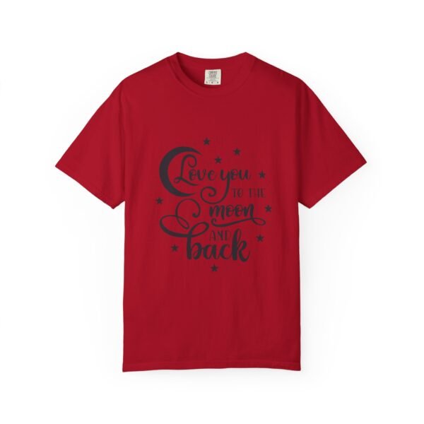 Love You to the Moon and Back Unisex T-Shirt | Cute Gift for Him/Her, Relaxed Fit Tee, Relationship Gift, Gift for Parents, Couple's Shirt - Image 57