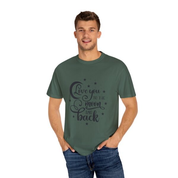 Love You to the Moon and Back Unisex T-Shirt | Cute Gift for Him/Her, Relaxed Fit Tee, Relationship Gift, Gift for Parents, Couple's Shirt - Image 36
