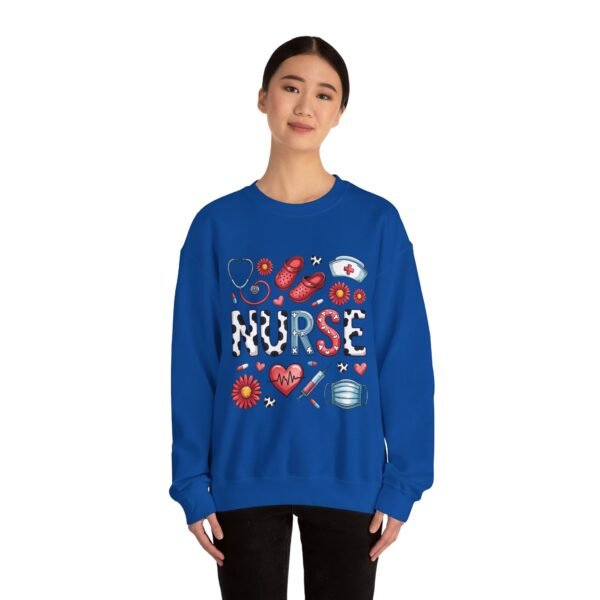 Nurse Sweatshirt, Cozy Crewneck for Healthcare Workers, Great Gift for Nurses, Appreciation Gift, Medical Humor, Comfort Wear - Image 32