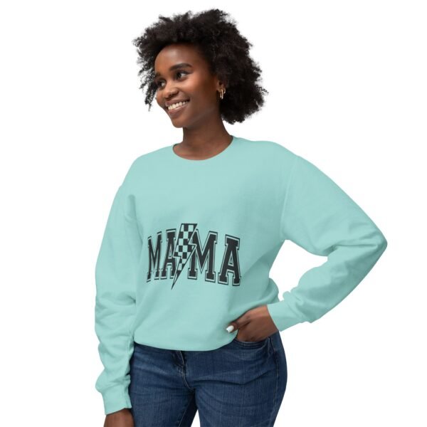 Mama Lightning Bolt Crewneck Sweatshirt - Perfect Gift for Moms, Casual Wear, Family Gatherings, Cozy Outfits, Mother's Day - Image 19