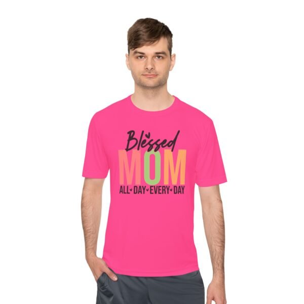 Blessed Mom Unisex Moisture Wicking Tee, Mom Shirt, Fitness Apparel, Mother's Day Gift, Everyday Wear, Active Lifestyle Top - Image 23