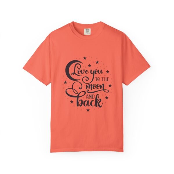 Love You to the Moon and Back Unisex T-Shirt | Cute Gift for Him/Her, Relaxed Fit Tee, Relationship Gift, Gift for Parents, Couple's Shirt - Image 9