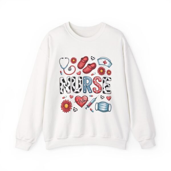 Nurse Sweatshirt, Cozy Crewneck for Healthcare Workers, Great Gift for Nurses, Appreciation Gift, Medical Humor, Comfort Wear