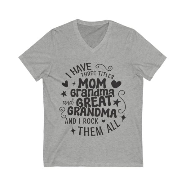 RML Grandma V-Neck Tee | Perfect Gift for Mom, Grandma, and Great Grandma | Cute Family Shirt | Mother's Day, Birthday, Celebration - Image 7