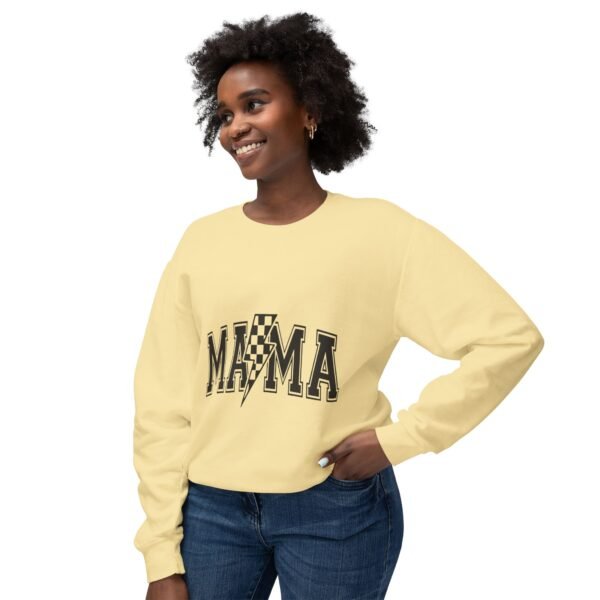 Mama Lightning Bolt Crewneck Sweatshirt - Perfect Gift for Moms, Casual Wear, Family Gatherings, Cozy Outfits, Mother's Day - Image 7